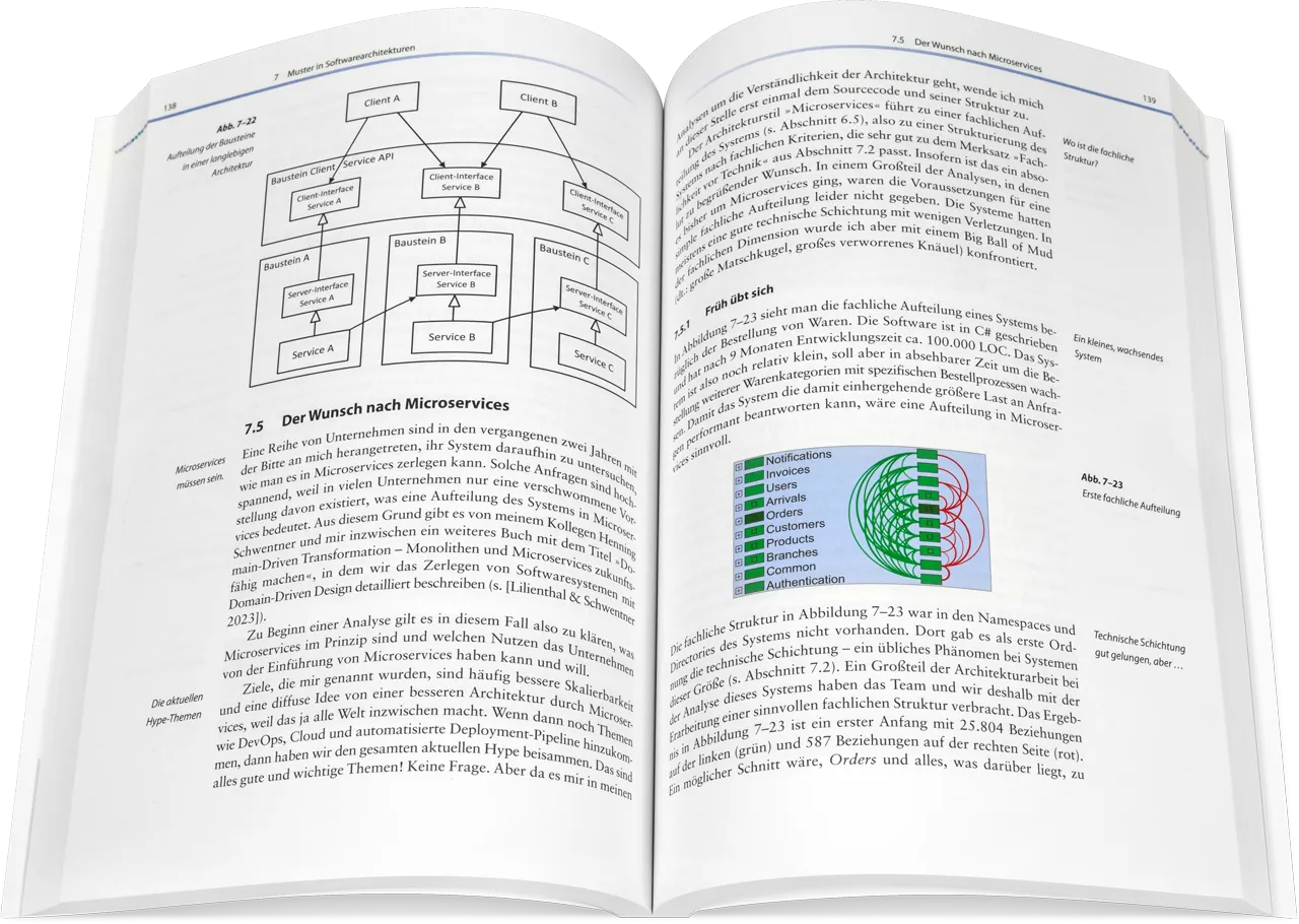 Blick ins Buch: Langlebige Software-Architekturen