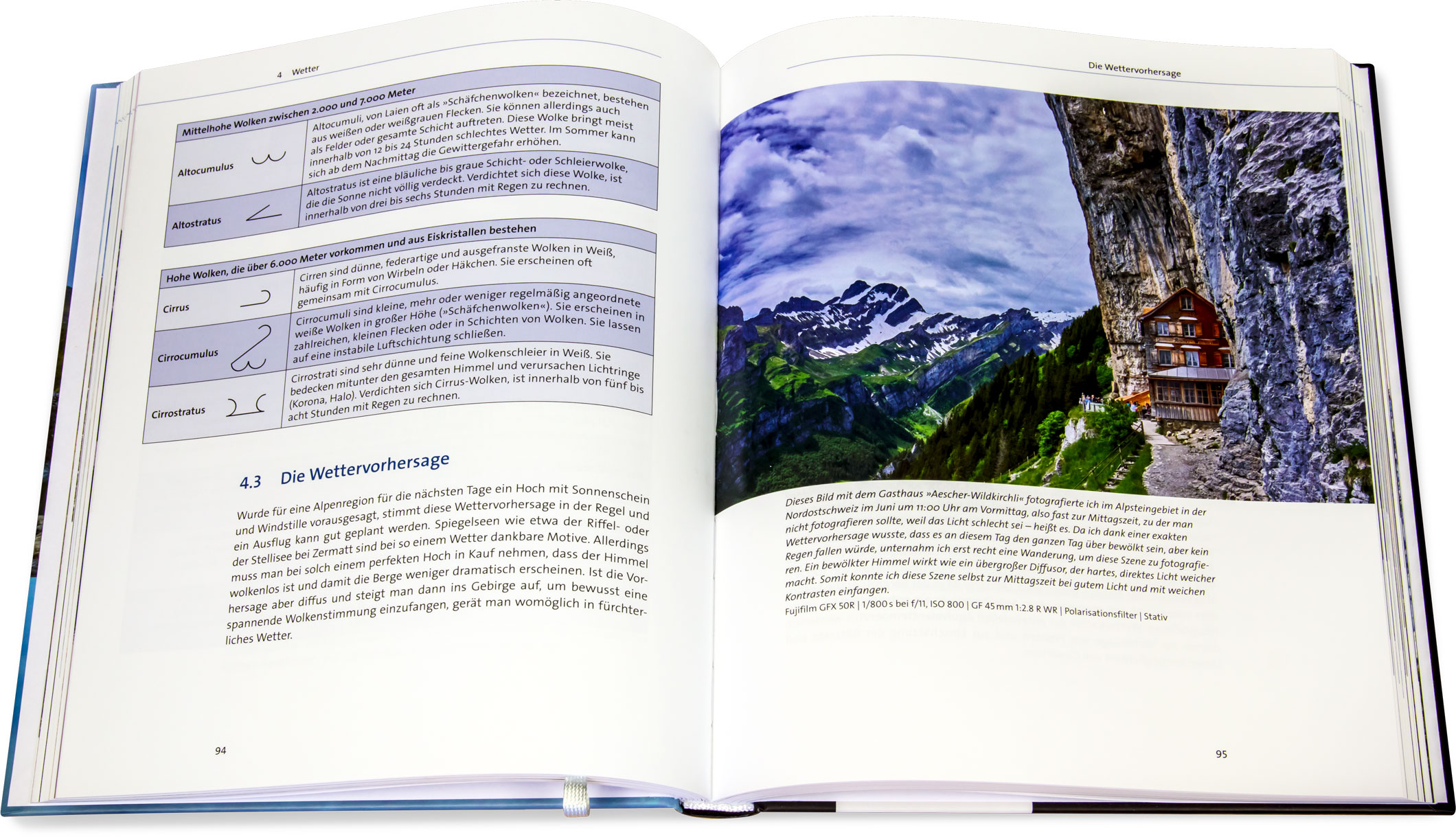 Blick ins Buch: Berge fotografieren