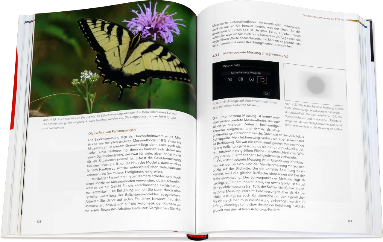 Blick ins Buch: Canon EOS R8 - Das Handbuch zur Kamera