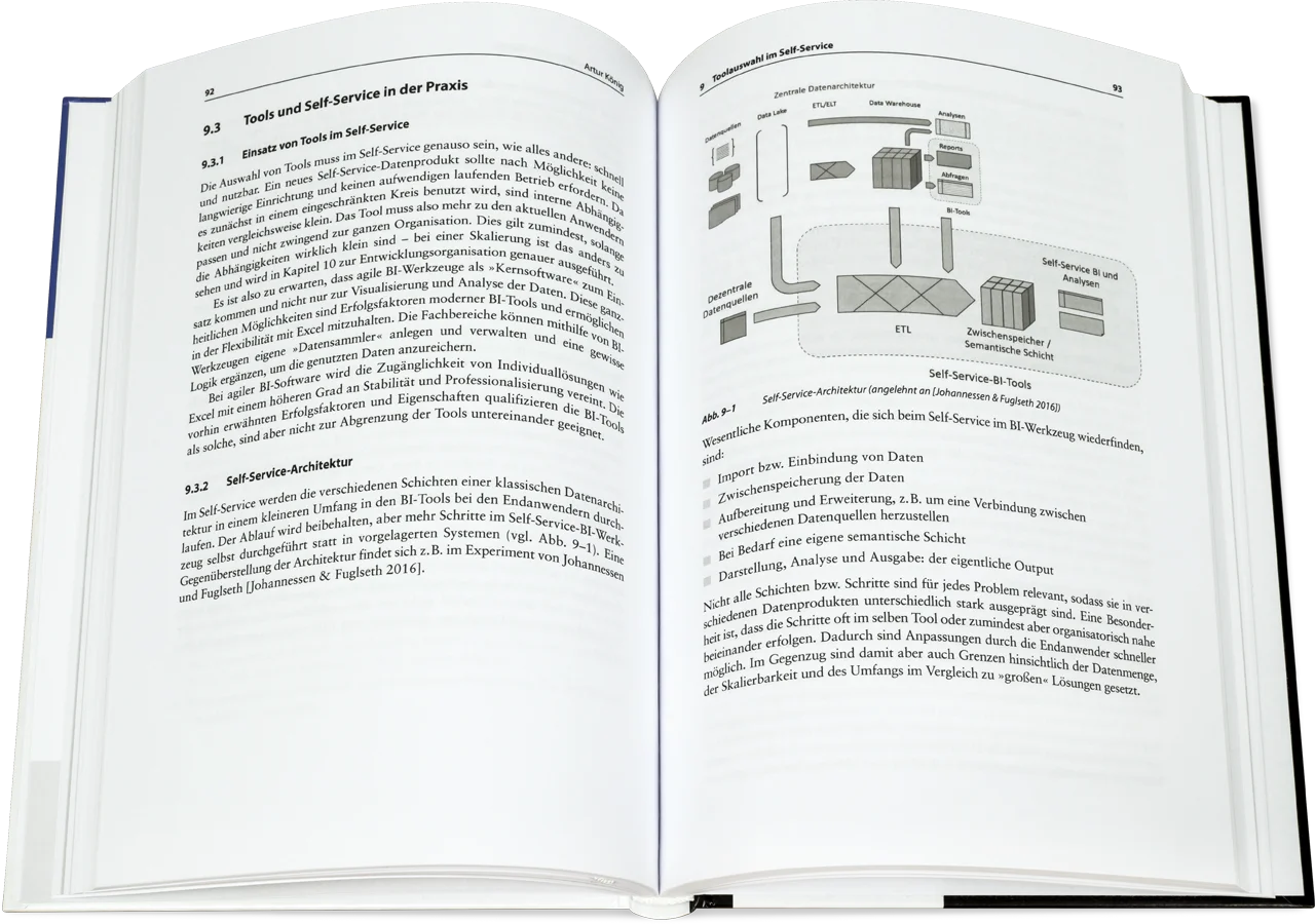 Blick ins Buch: Self-Service BI & Analytics