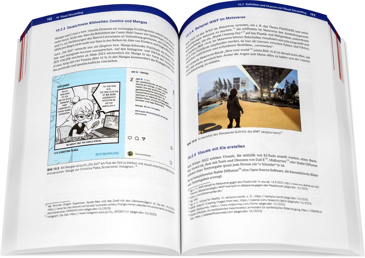 Blick ins Buch: Storytelling: Digital – Multimedial – Artificial