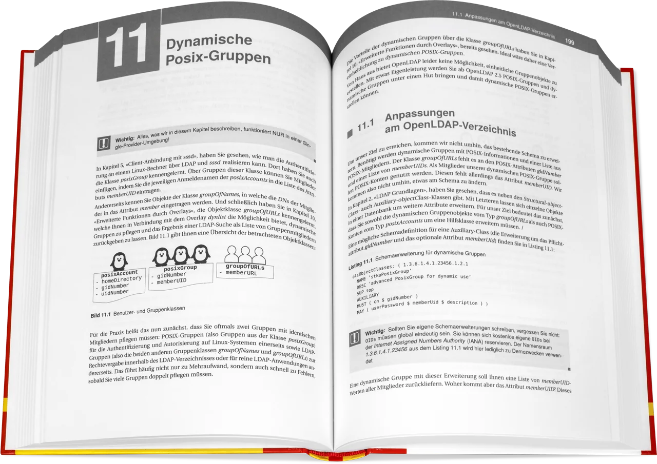 Blick ins Buch: OpenLDAP in der Praxis - Das Handbuch für Administratoren