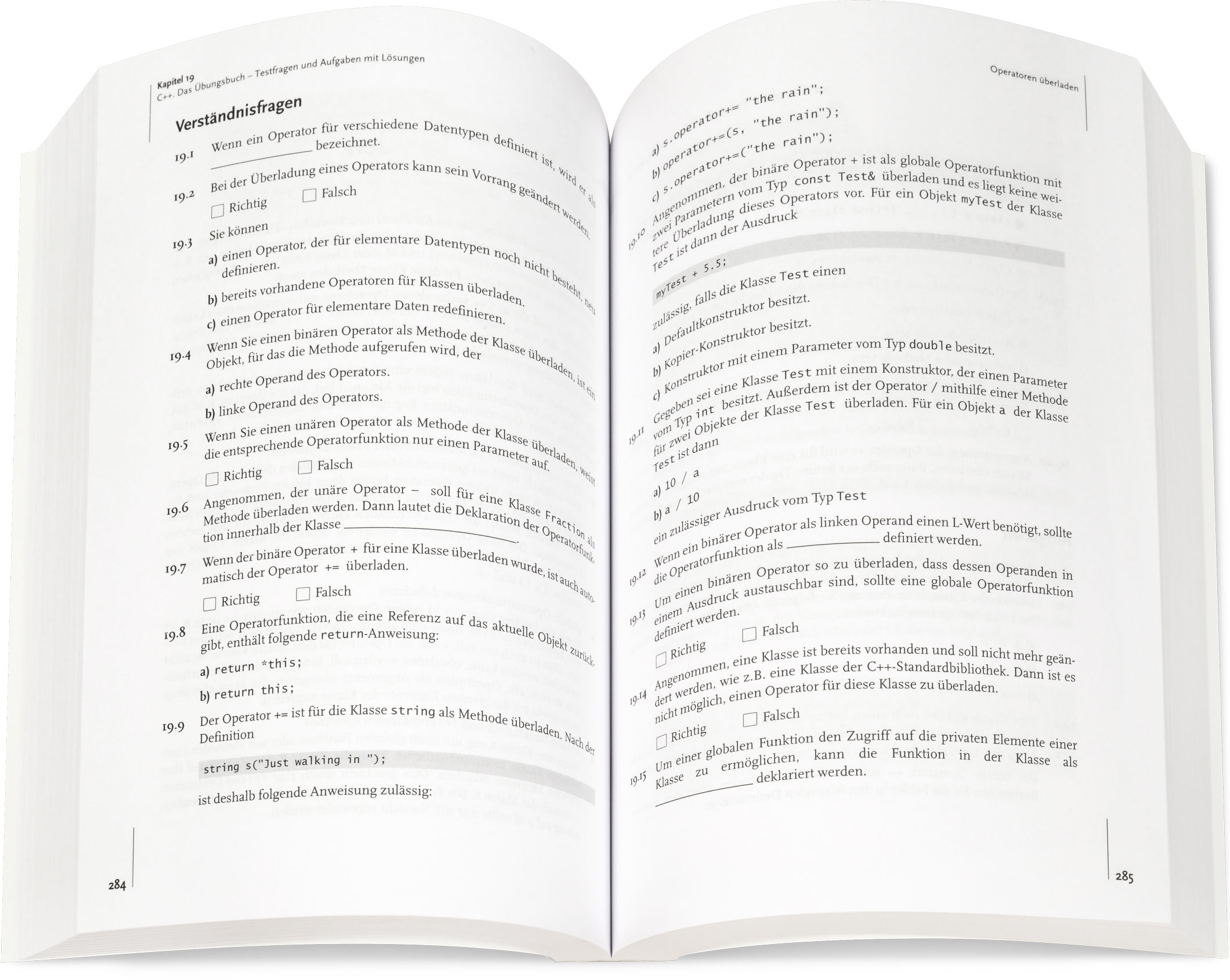 Blick ins Buch: C++ Das Übungsbuch