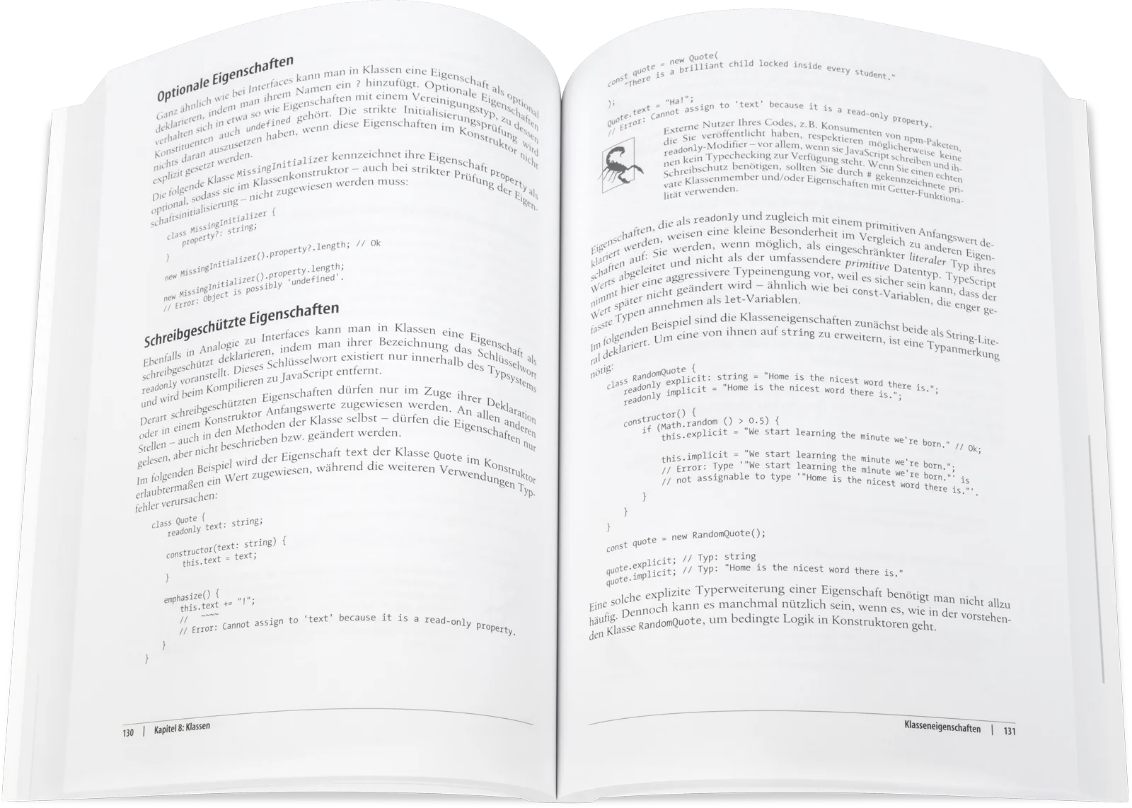 Blick ins Buch: TypeScript – Ein praktischer Einstieg
