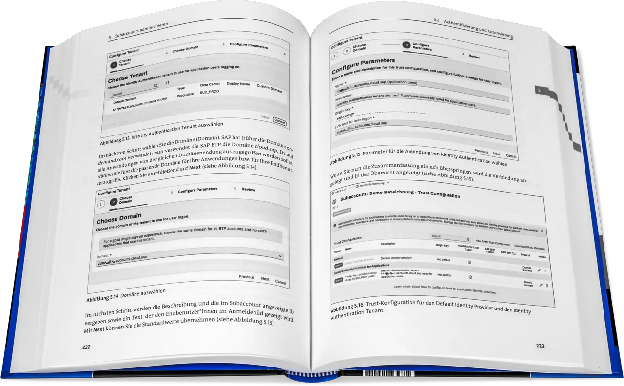 Blick ins Buch: SAP Business Technology Platform – Administration