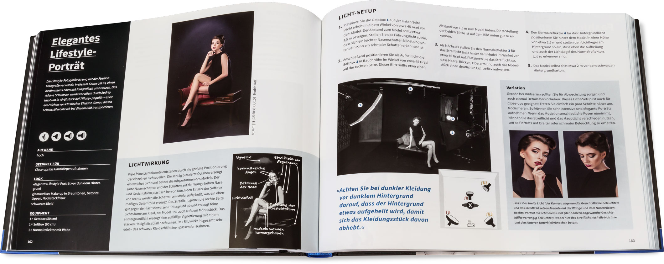 Blick ins Buch: Studio - Licht-Setups und Bildideen für gelungene Porträts