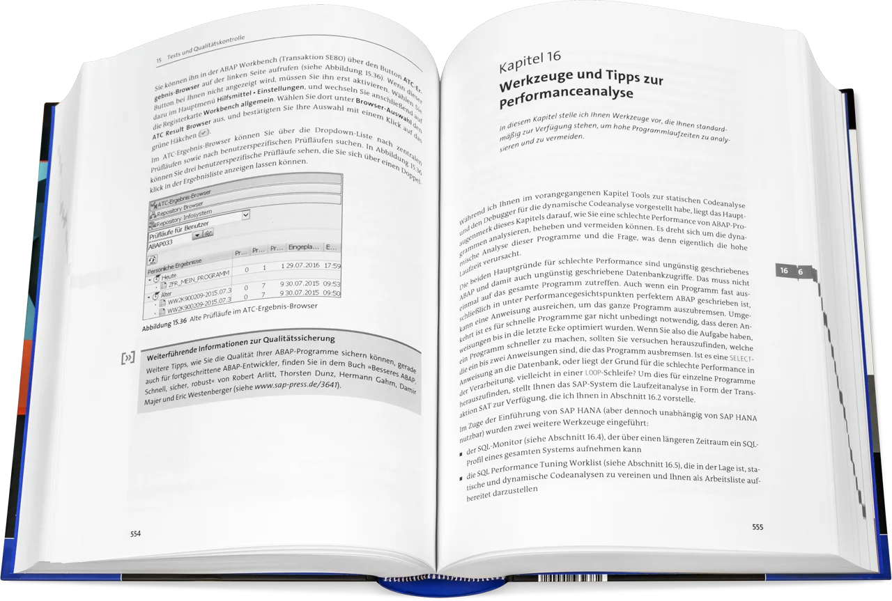 Blick ins Buch: ABAP - Das umfassende Handbuch