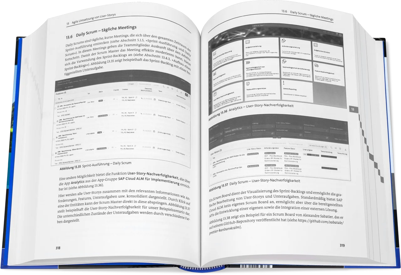 Blick ins Buch: SAP Cloud ALM - Das umfassende Handbuch