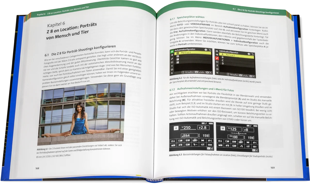 Blick ins Buch: Nikon Z 8 - Das Handbuch zur Kamera