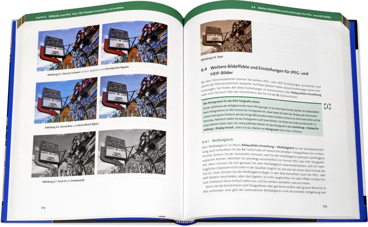 Blick ins Buch: Fujifilm X-S20 - Das Handbuch zur Kamera