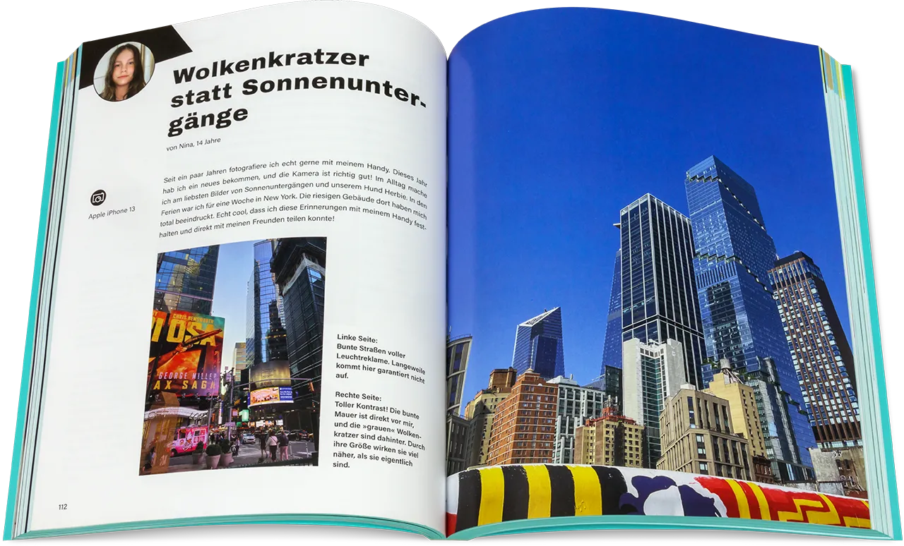 Blick ins Buch: Der Fotokurs für junge Fotograf*innen