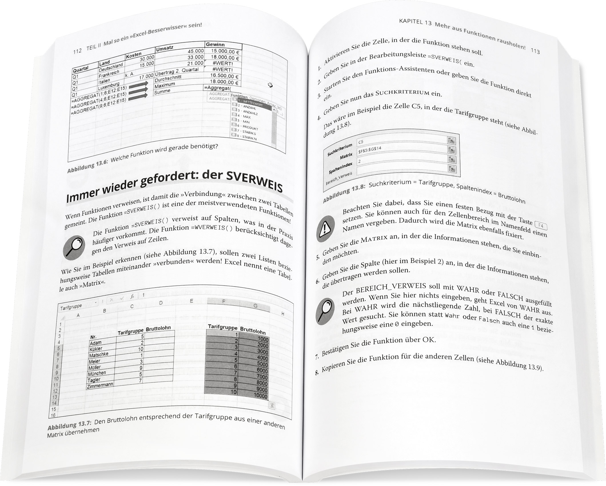 Blick ins Buch: Excel Tipps und Tricks für Dummies