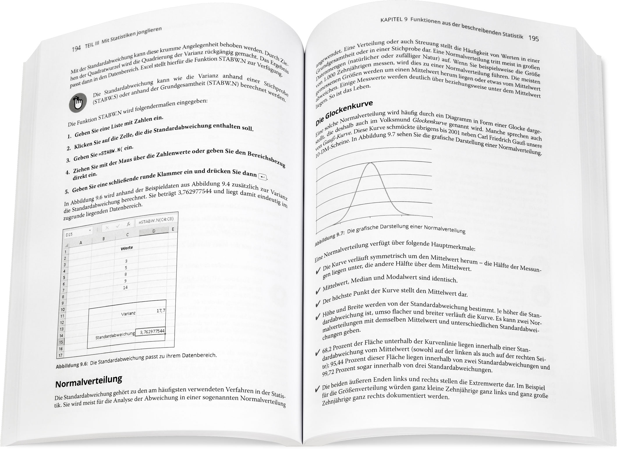 Blick ins Buch: Excel Formeln und Funktionen für Dummies