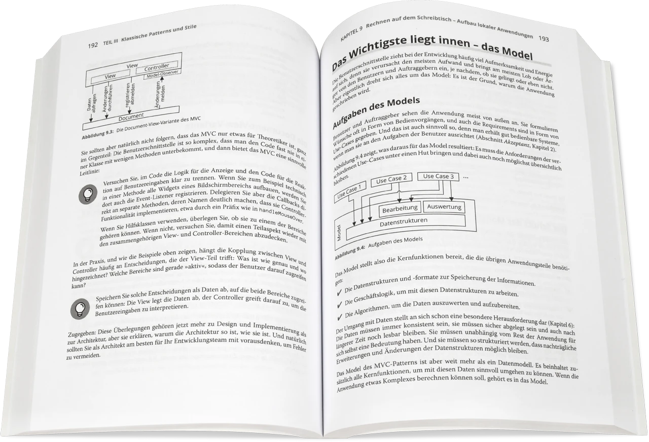 Blick ins Buch: Softwarearchitektur für Dummies