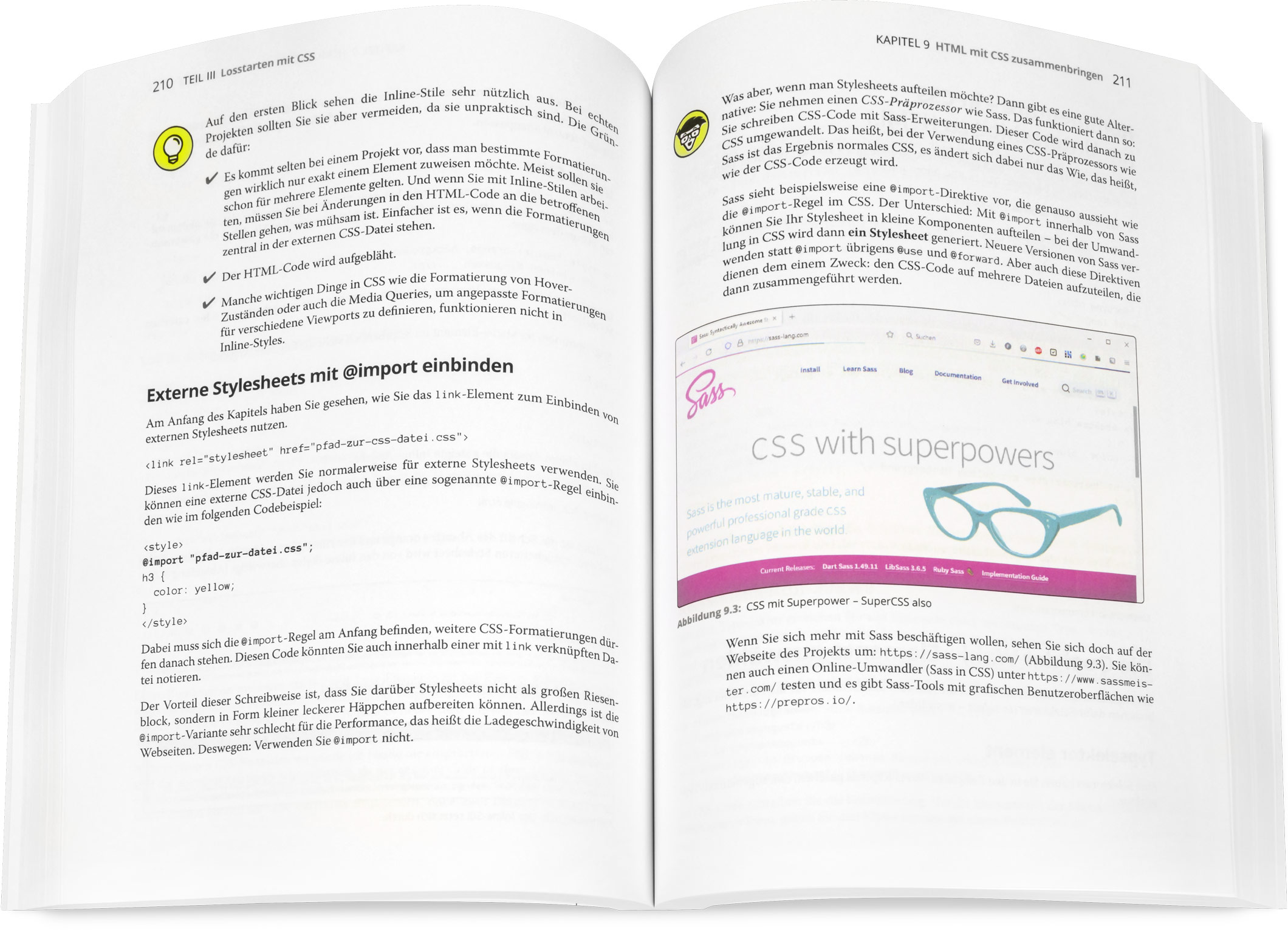 Blick ins Buch: HTML & CSS für Dummies