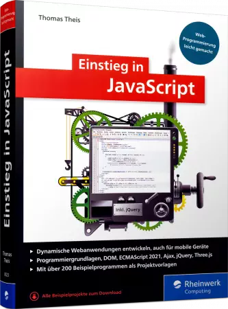 Einstieg in JavaScript | Dynamische Webseiten erstellen. Inkl. Ajax,  jQuery, Onsen UI | 4. Auflage | Rheinwerk Verlag | 978-3-8362-8523-0 |  edv-buchversand.de