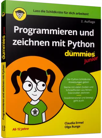 Programmieren und zeichnen mit Python für Dummies junior