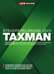 Lexware Taxman 2024 - Steuererklärung 2023