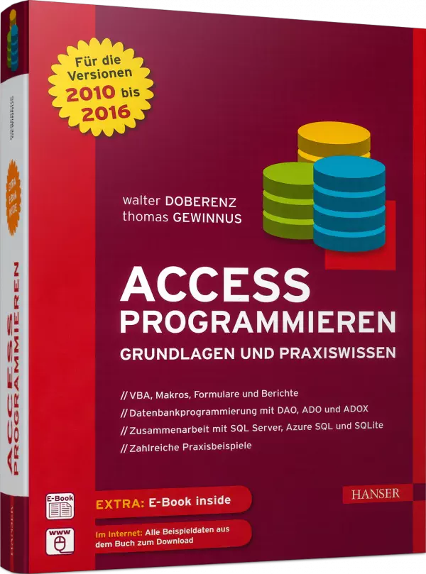 Access programmieren | Grundlagen und Praxiswissen | HANSER Fachbuch |  978-3-446-45027-1 | edv-buchversand.de