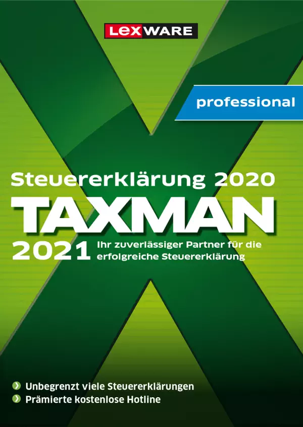 TAXMAN 2021 professional 3-Platz Lizenz