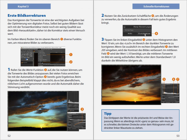 Blick ins Buch: GIMP 2.10 optimal nutzen 