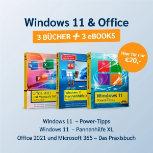 Windows 11 und Office - die besten Bücher in einem Bundle