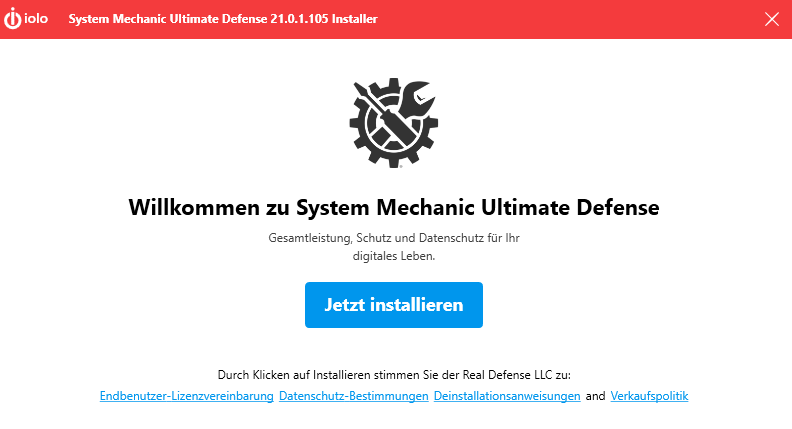 Screenshot System Mechanic Installation