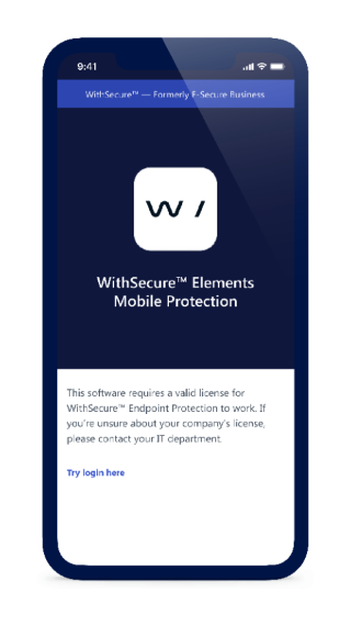 WithSecure Endpoint Protection for Mobile